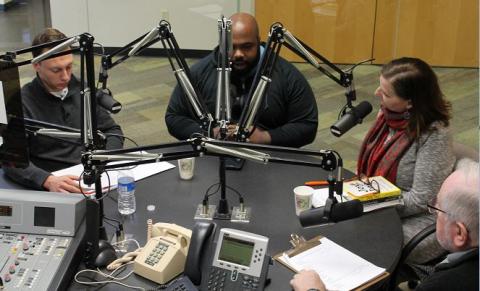 Pictured Left to right; Cannidates Lance Gordon, David Arrington, and incumbent Rebecca Stevens 