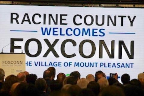 Foxconn announces they plan to open in Mount Pleasant